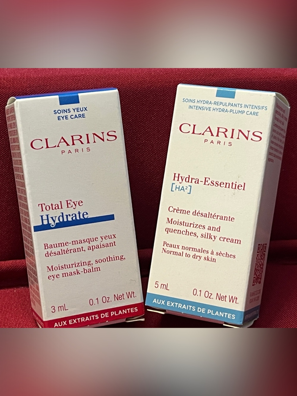 🎁 FREE WITH YOUR PURCHASE 🤩 Clarins Paris Eye & Skin care samples